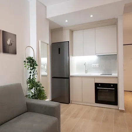 Honey Oak & Cream Patio By Nest Apartment Thessaloniki Exterior photo